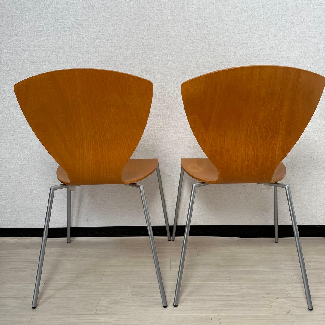 ダネルカ スタッキングチェア ダイニングチェア デンマーク製 4脚セット i1※