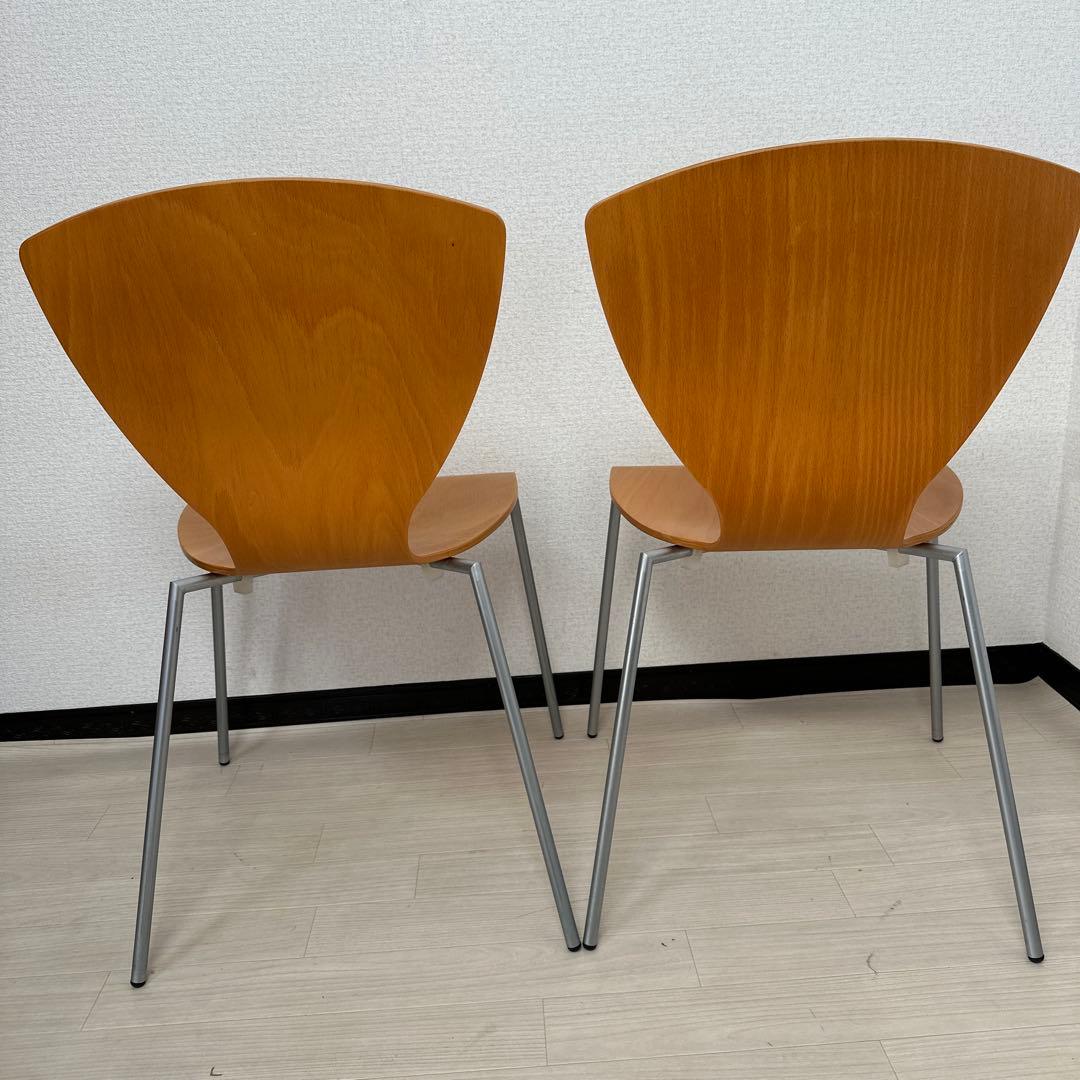 ダネルカ スタッキングチェア ダイニングチェア デンマーク製 4脚セット i1※