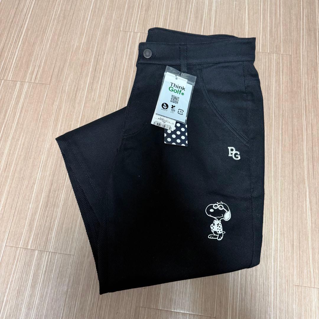 PG スヌーピー ゴルフパンツ 黒