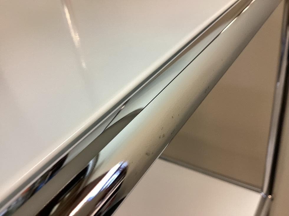 USMハラー ４段 オープンキャビネット シェルフ ピュアホワイト　引き出し