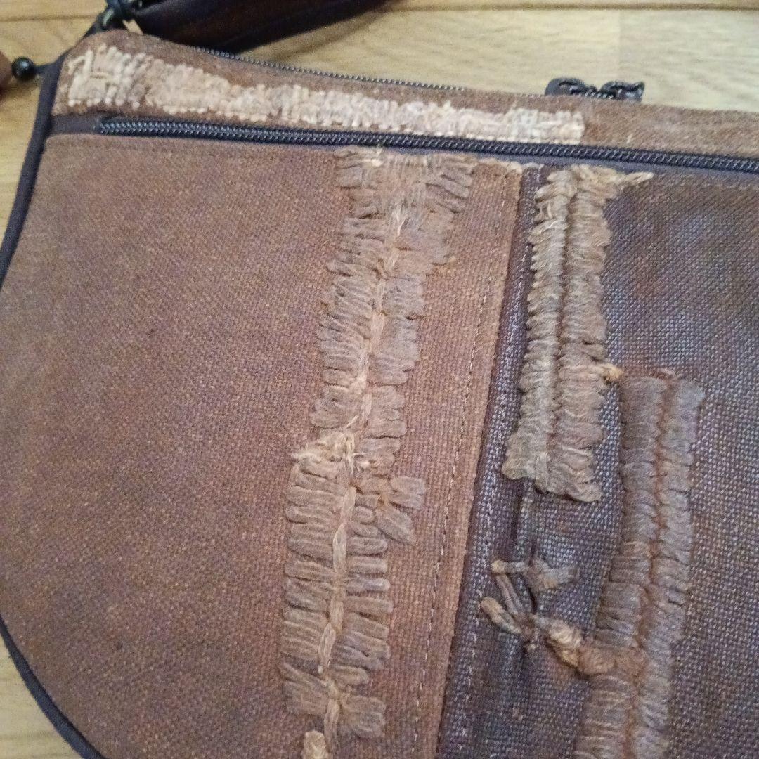 古布酒袋　ショルダーバッグ　1点物　ハンドメイド　時代物