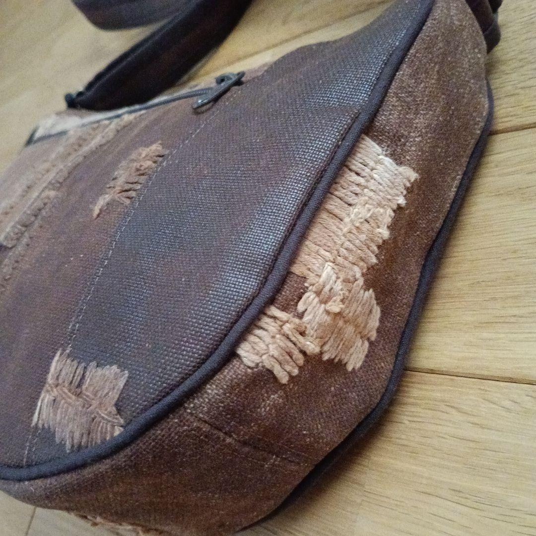 古布酒袋　ショルダーバッグ　1点物　ハンドメイド　時代物