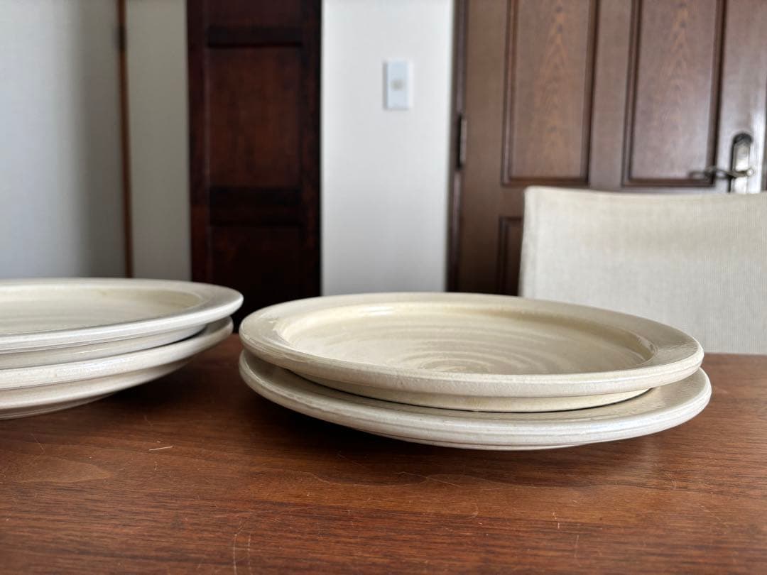 市川孝　リム大皿　4枚セット