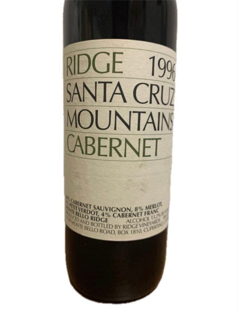 希少 リッジ・ヴィンヤーズ サンタクルーズ・マウンテンズ モンテベロ ワイン