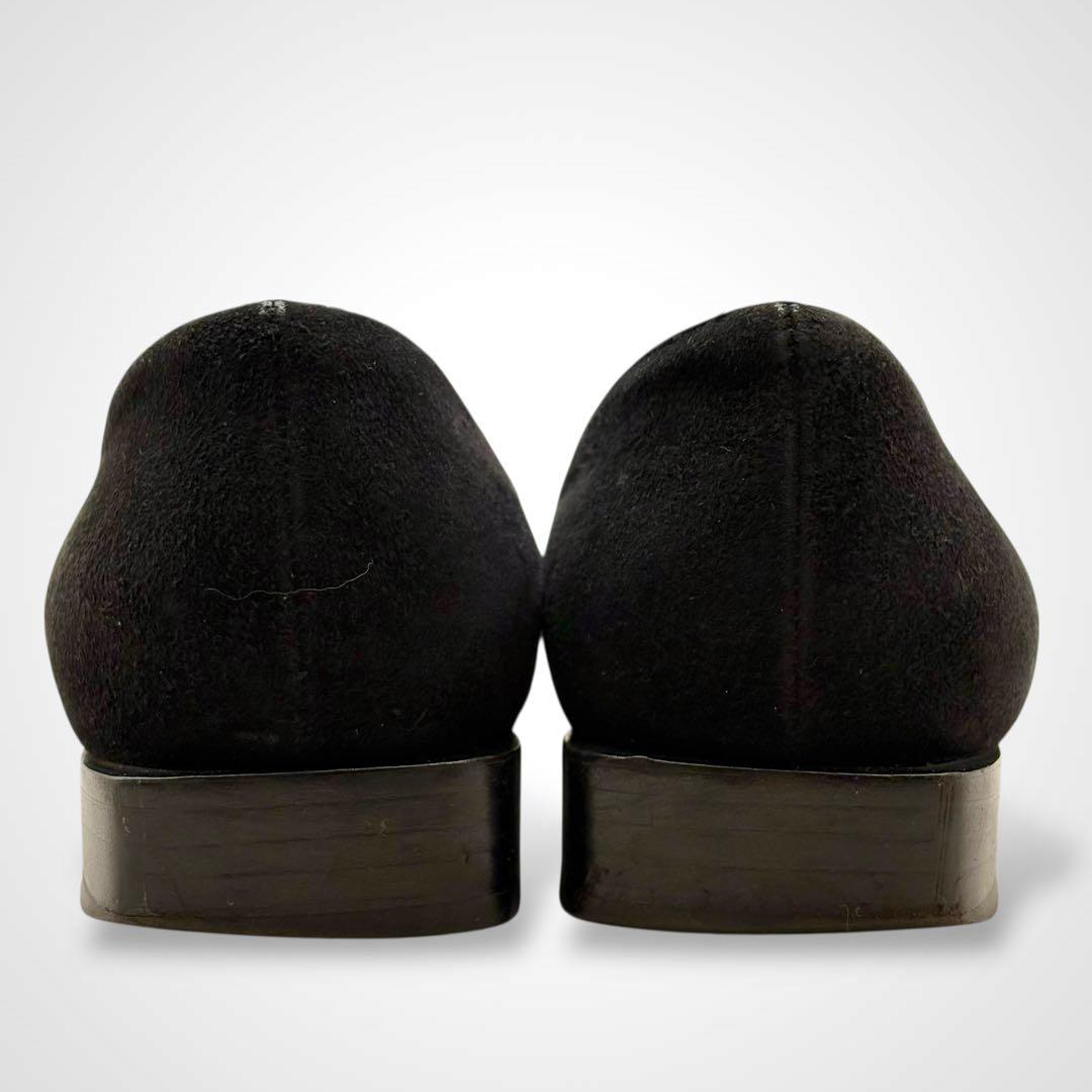 CHANEL シャネル ココマーク フラットシューズ パンプス 黒 イタリア製