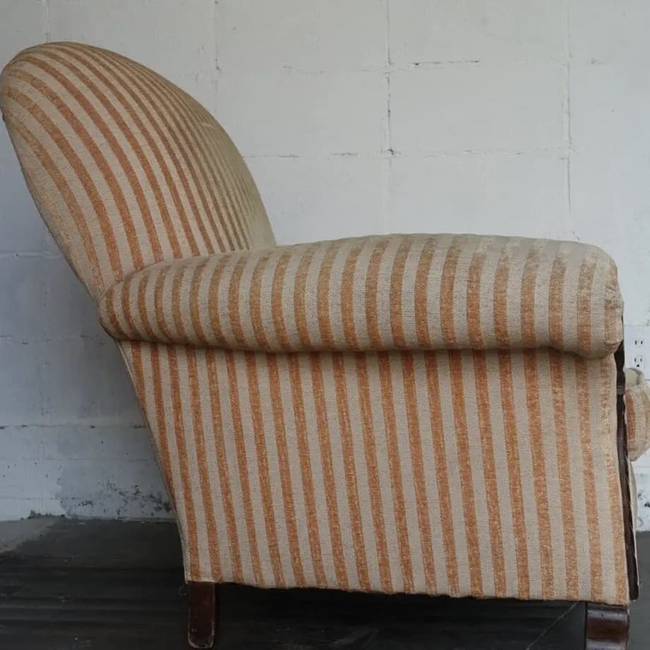 80年代　シングルソファ　ラウンジチェア　アメリカ　ビンテージ