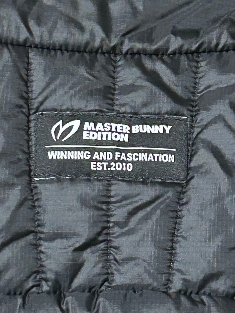 美品✨マスターバニー フルジップ　中綿ベスト　ブラック　レディース1 M