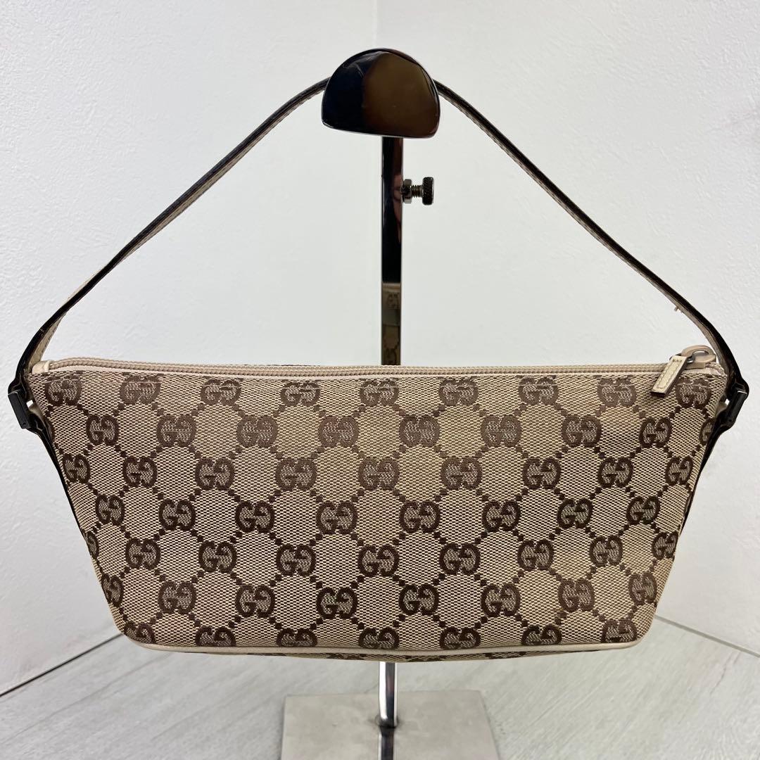 極美品✨ GUCCI グッチ ハンドバッグ アクセサリーポーチ GG キャンバス