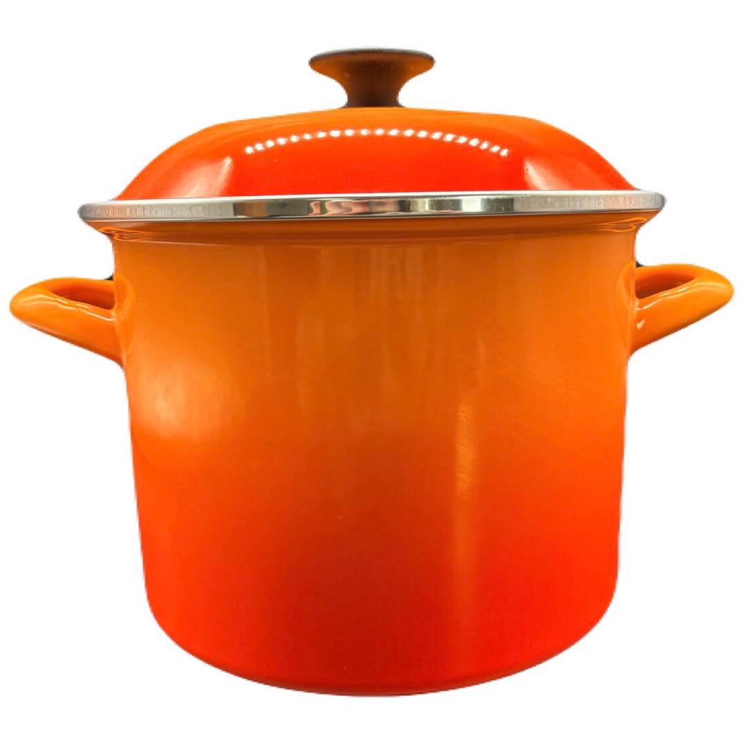 【未使用！】LE CREUSET STOCKPOT オレンジ 　-544