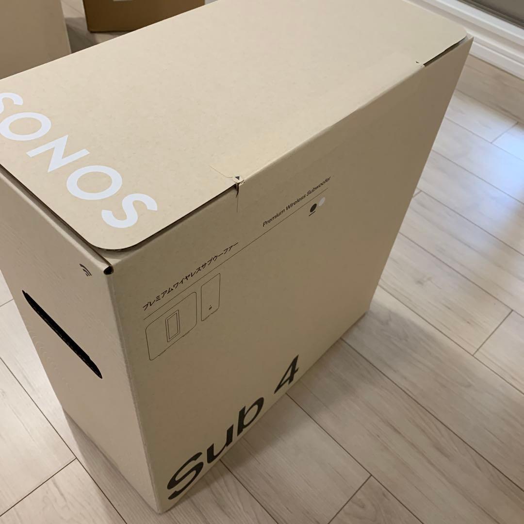 【新品・未開封】SONOS Sub 4 ブラック　スピーカー