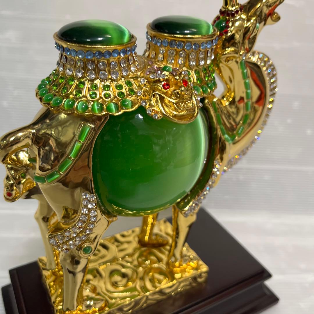 置物　龍金駱駝　ラクダ