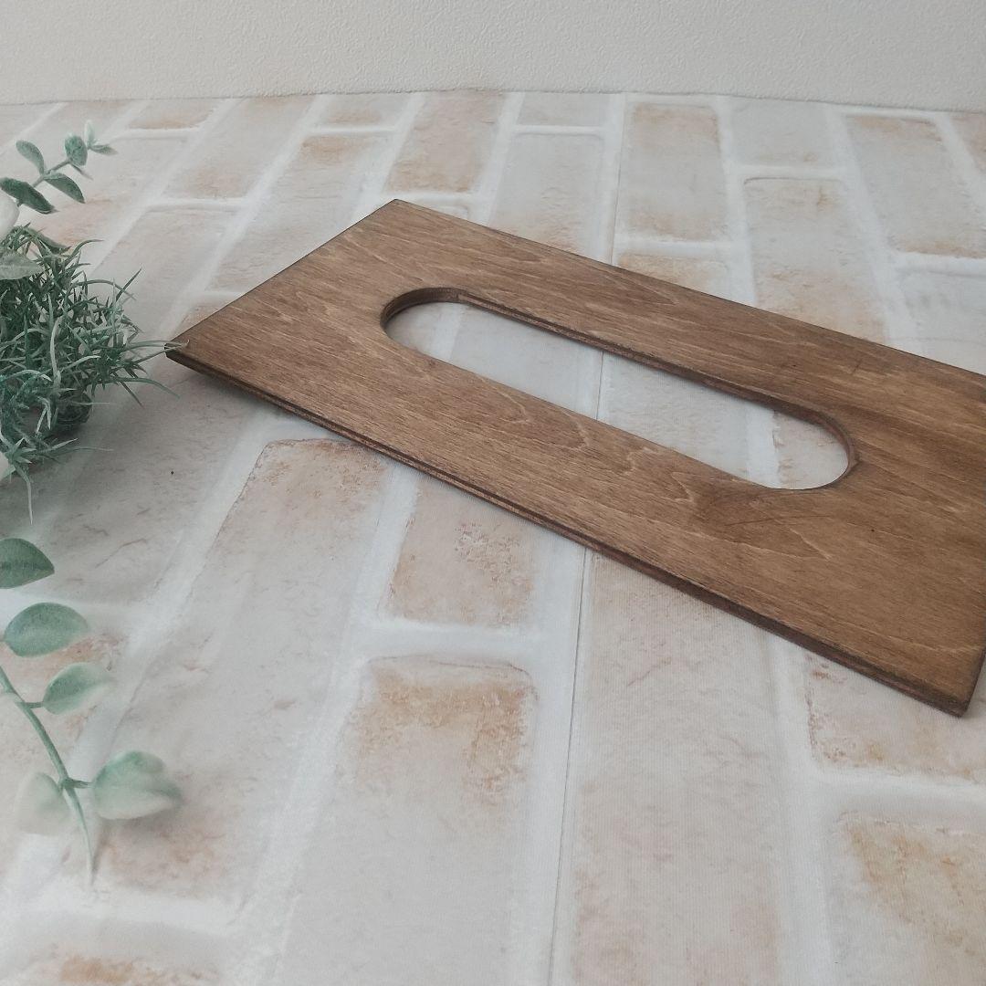 木製ボックスティッシュケース ハンドメイド29