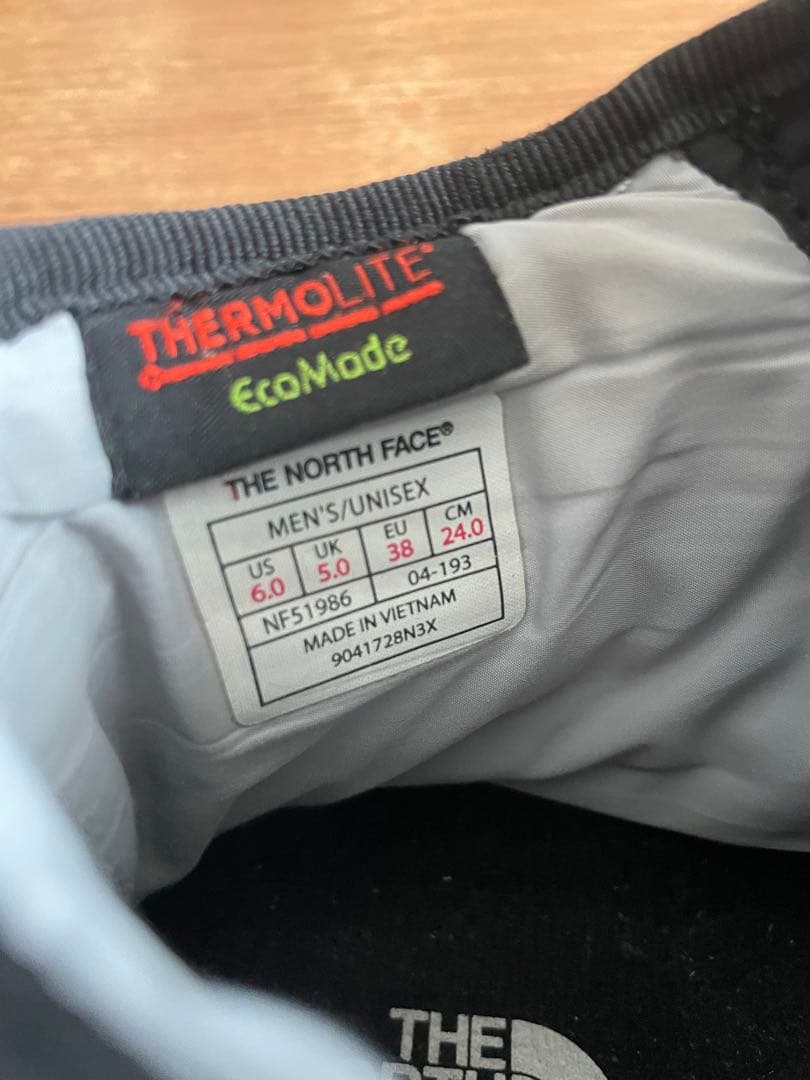 ザ ノースフェイス ヌプシトラクション ライトチャッカ 24㎝ NF51986