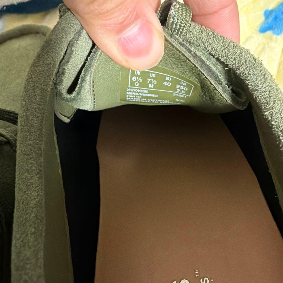 クラークス ワラビー GTX LodenGreen US7.5 25cm 極美品