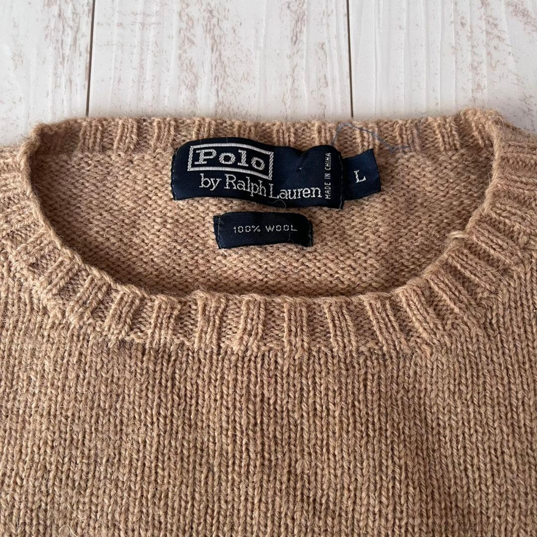 90s ヴィンテージ　ポロラルフローレン　ノルディック　ニット　セーター　古着