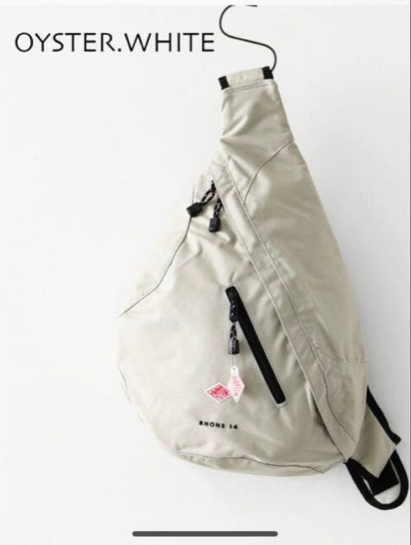 ダントン　コーデュラキャンバスワンショルダーバッグ　オイスターホワイト