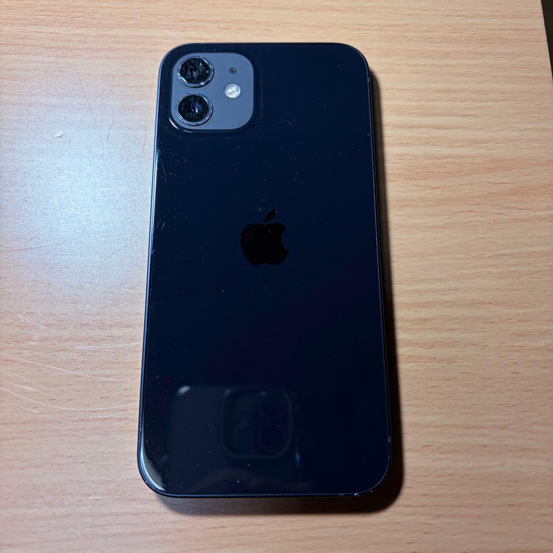 iPhone12 128GB ブラック SIMフリー 最大容量81% 利用制限○