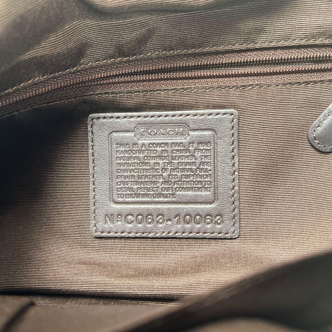 バッグ COACH SOHO studs one shoulder bag brown