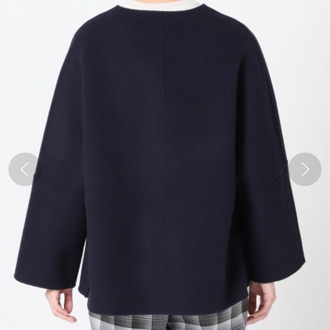 IENA 21AW SUPER160 ダブルフェイスショートコート 38