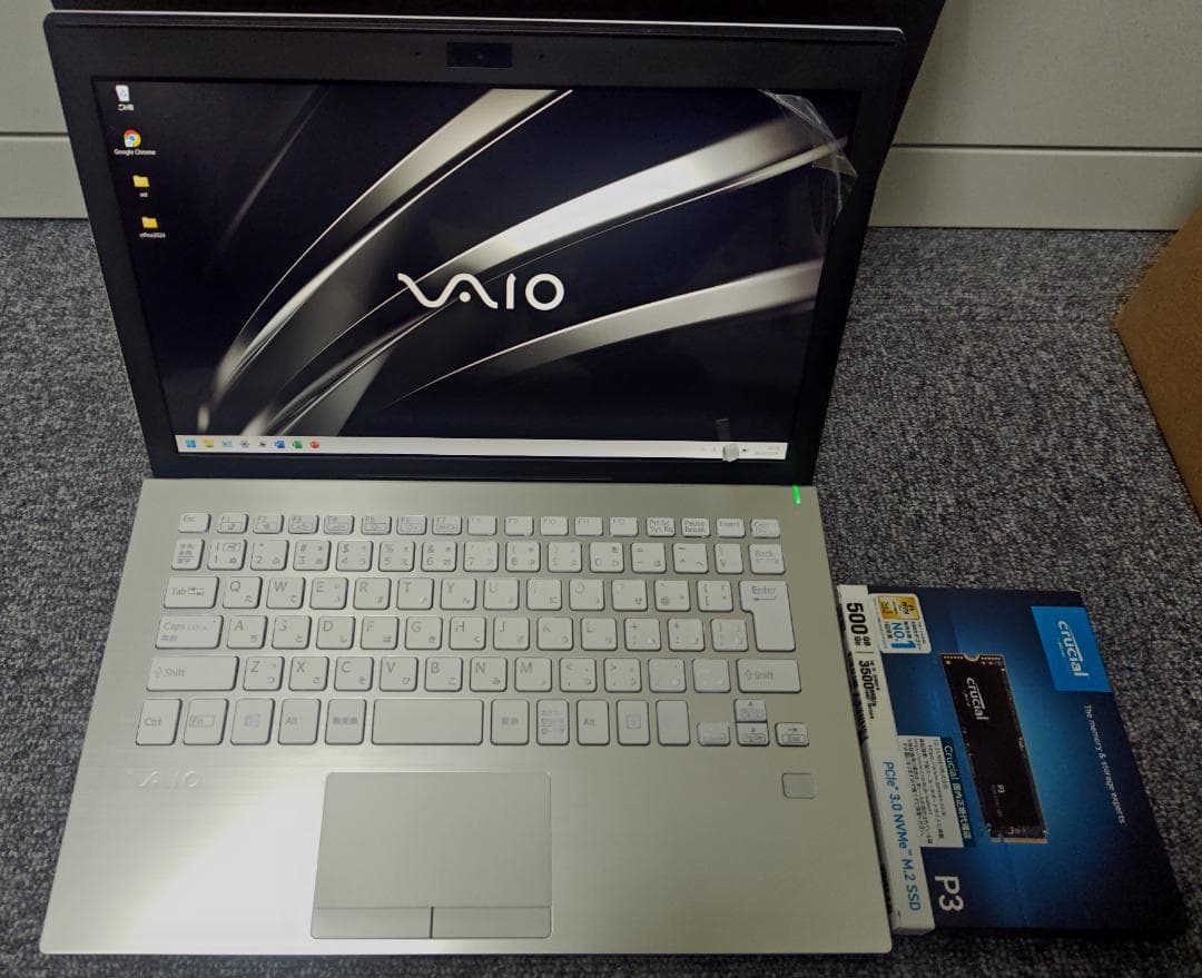 超美品 VAIO S11 ホワイト 新品LCD＆SSD500GBに換装 LTE