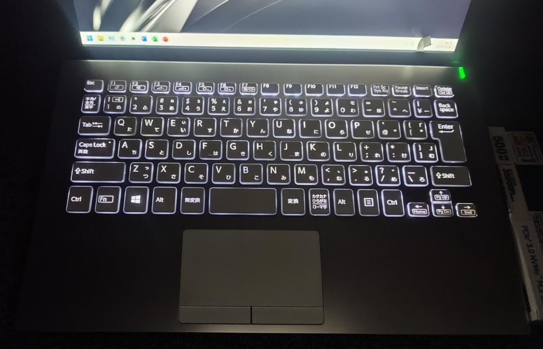 超美品 VAIO S11 ホワイト 新品LCD＆SSD500GBに換装 LTE