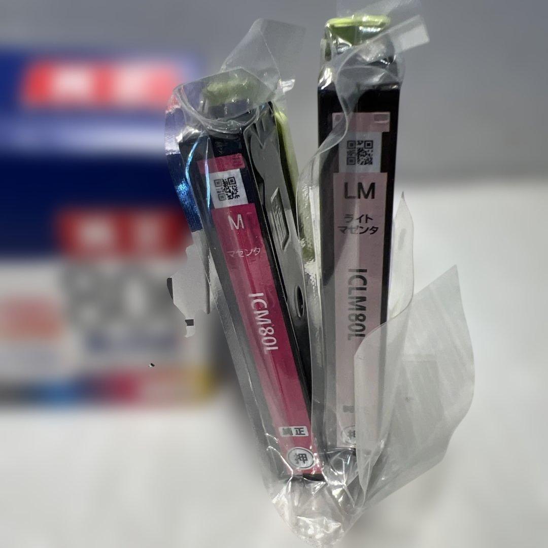 未使用　エプソン純正インク IC6CL80L　とうもろこし プリンタ