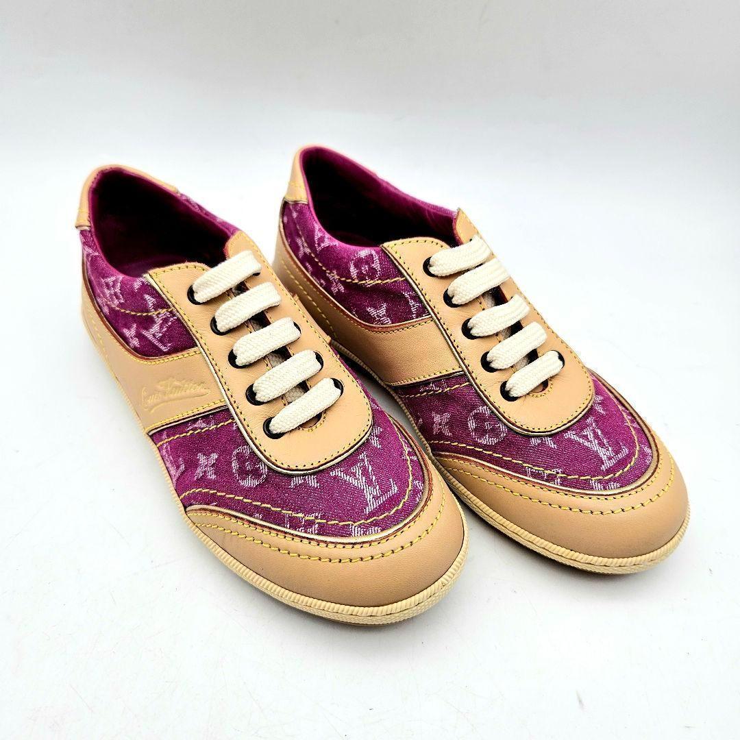 【未使用】LOUIS VUITTON モノグラム ジュニア スニーカー〈206〉