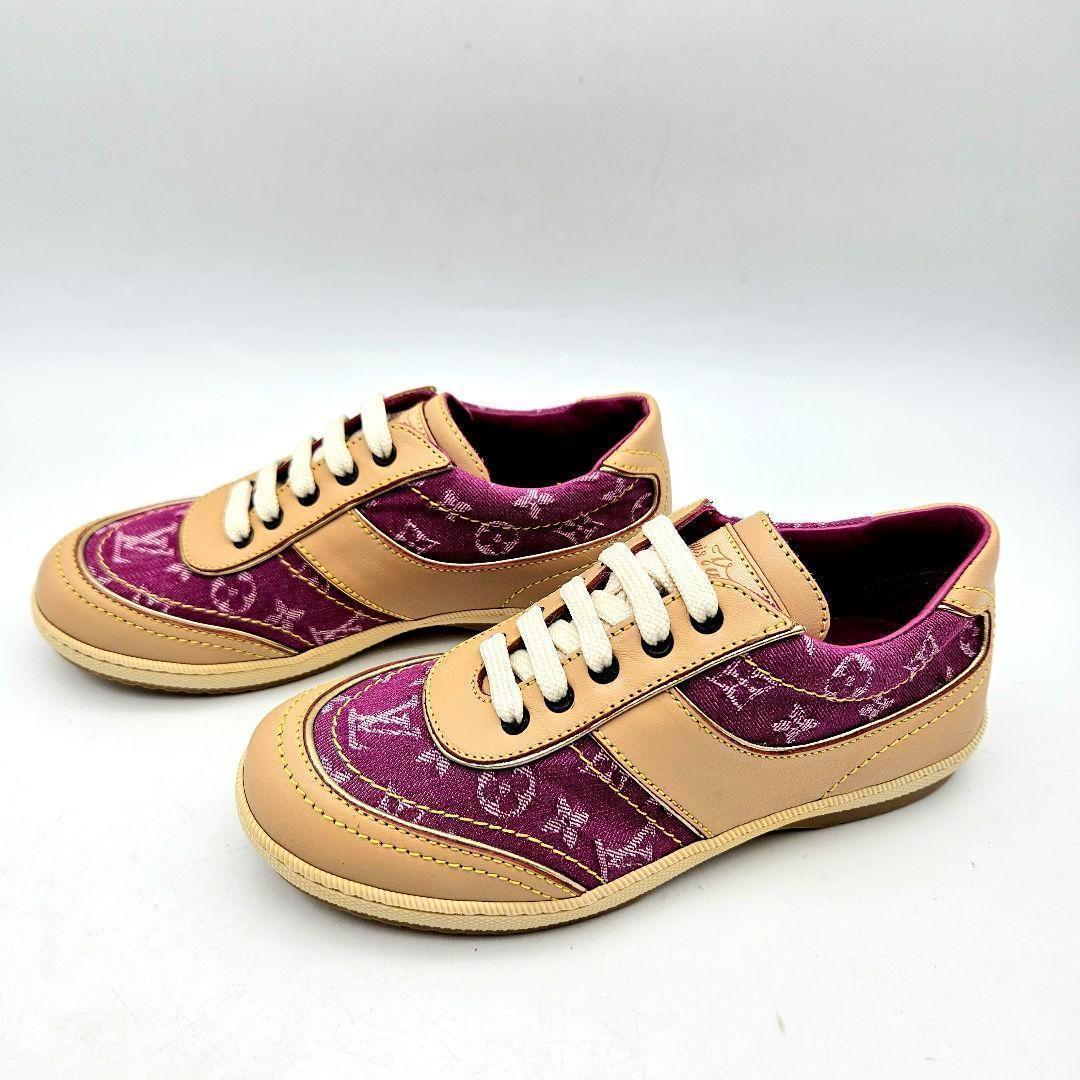 【未使用】LOUIS VUITTON モノグラム ジュニア スニーカー〈206〉