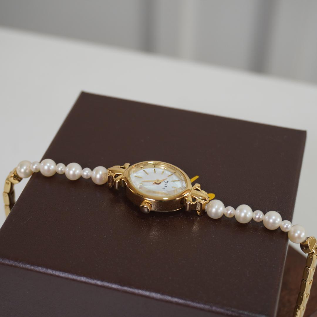 ◆◇agete◇◆ アガット　　腕時計　　パール　　シェル文字盤