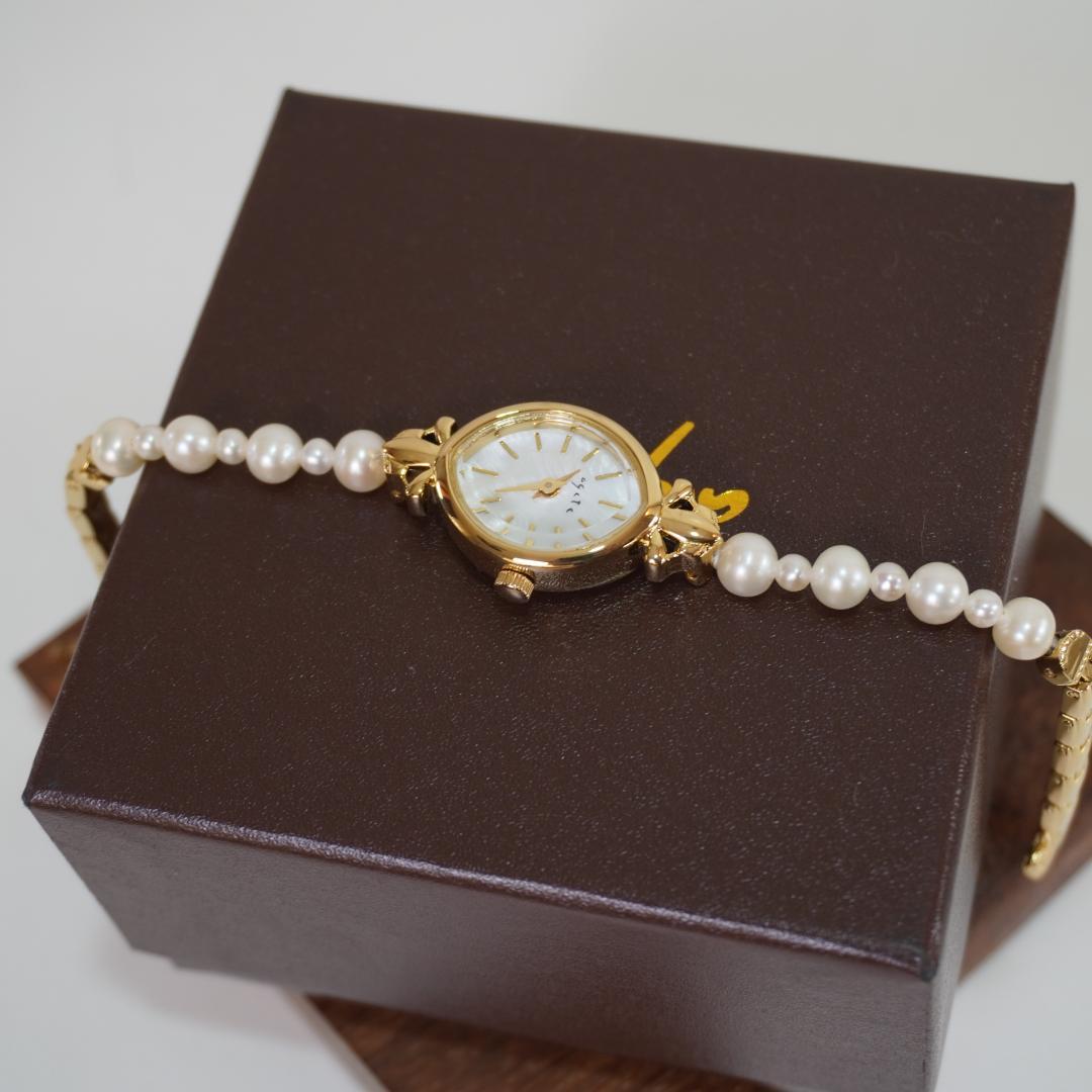 ◆◇agete◇◆ アガット　　腕時計　　パール　　シェル文字盤