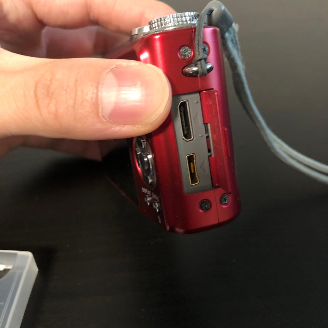 【動作確認済】Panasonic デジタルカメラ LUMIX DMC-TZ7 赤