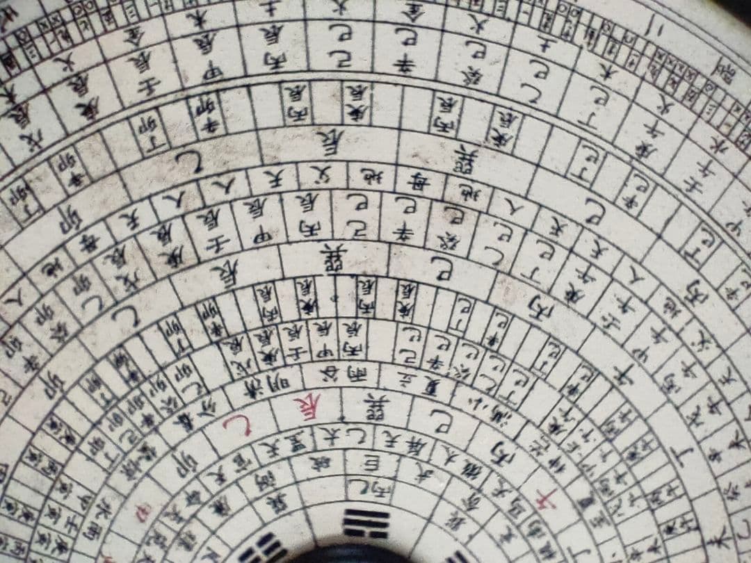 ●【希少】中国風水 羅盤（らばん） 多層盤 易経八卦風水コンパス 古道具 骨董品