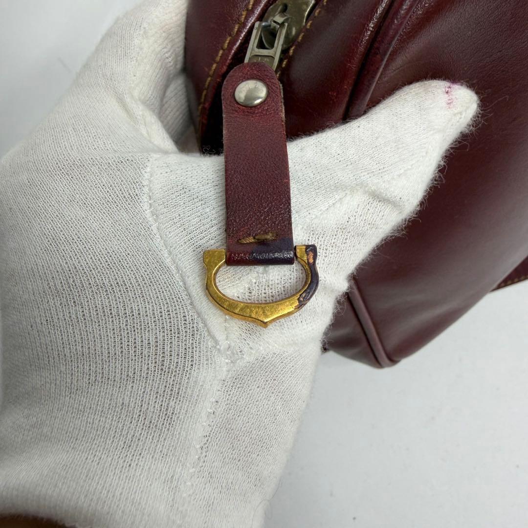 【美品✨️】カルティエ マストライン ショルダーバッグ レザー ゴールド金具