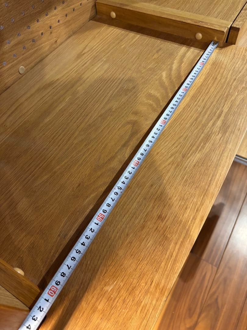 美品　食器棚　ホワイトオーク