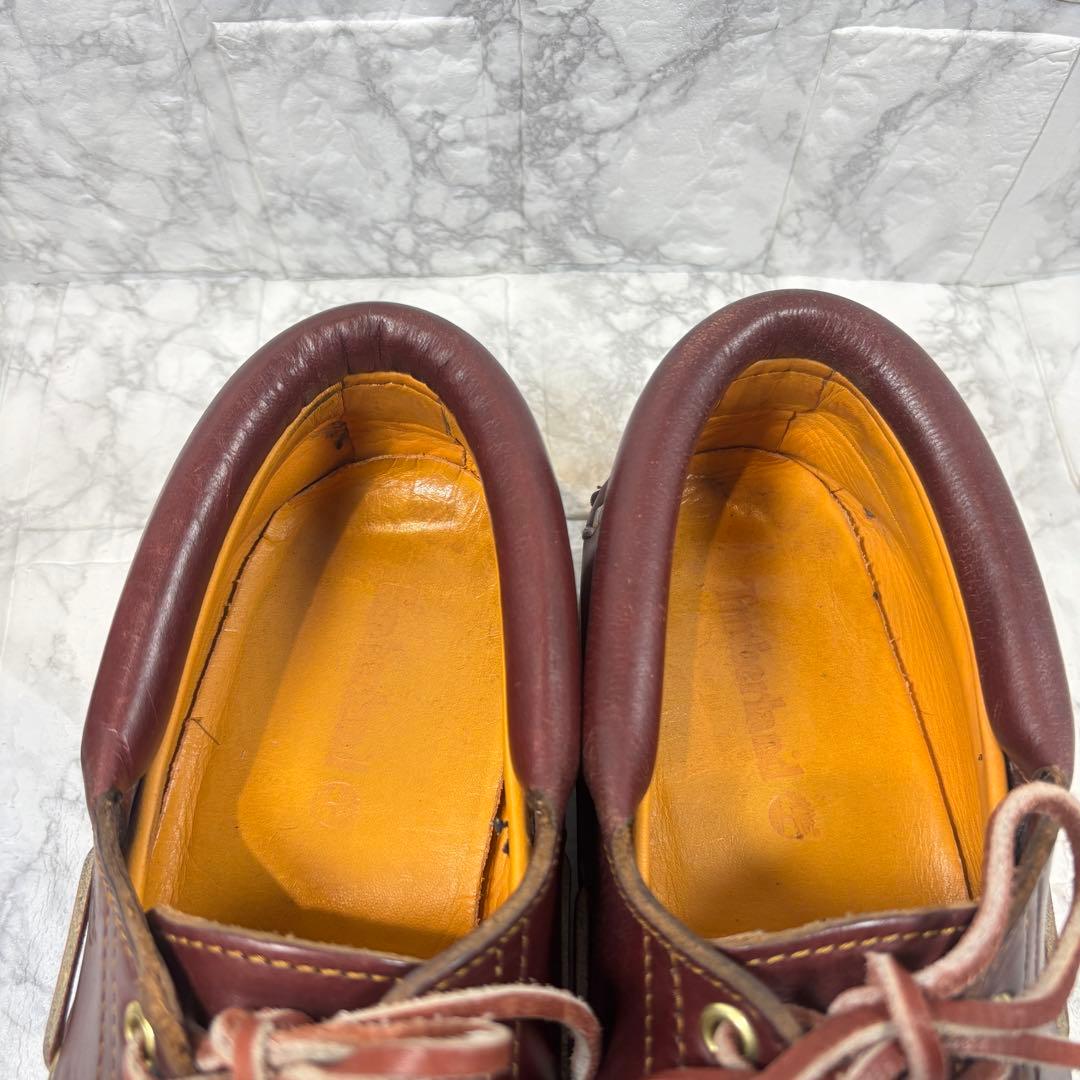 【美品】Timberland ティンバーランド 3eyeデッキシューズ 28.5