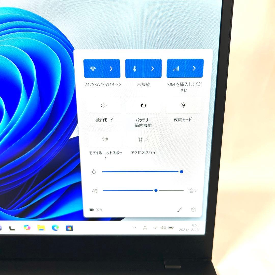Windowsノート本体 Lenovo X1 Carbon Gen7 i5 256GB LTE SIM
