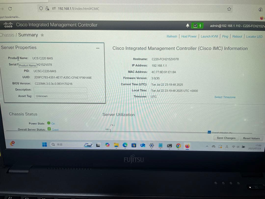 Cisco UCS C220 M4 / UCS C240 M4S サーバー本体