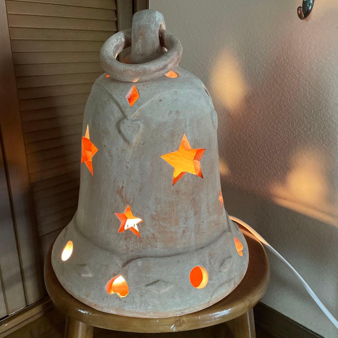 素焼きテラコッタ　特大ベル型