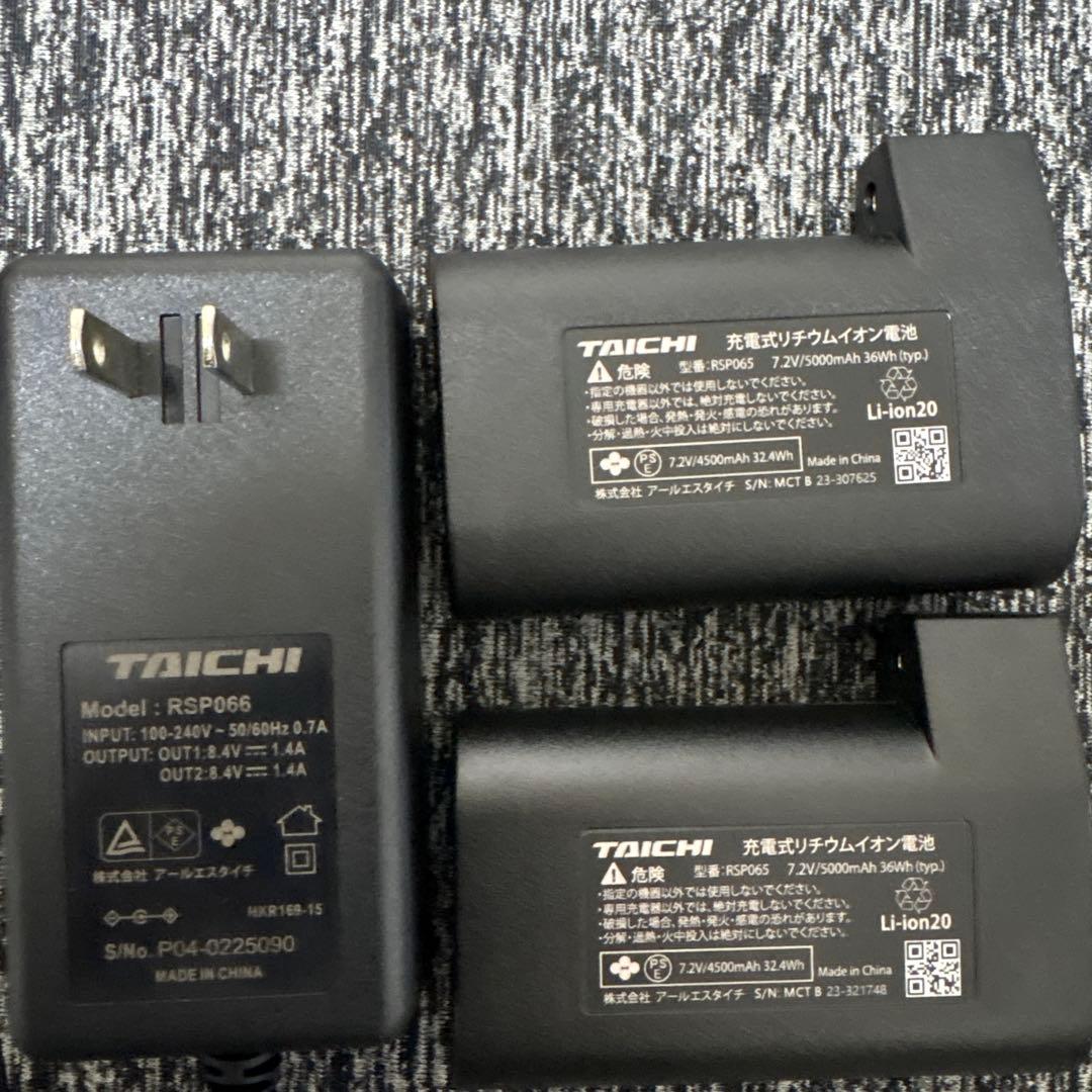 TAICHI eHEAT 加熱グローブ ブラック　Mサイズ