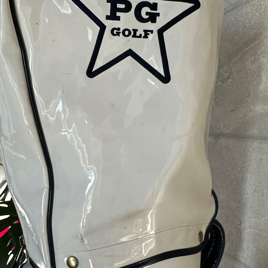 PEARLY GATES エナメルキャディバッグ