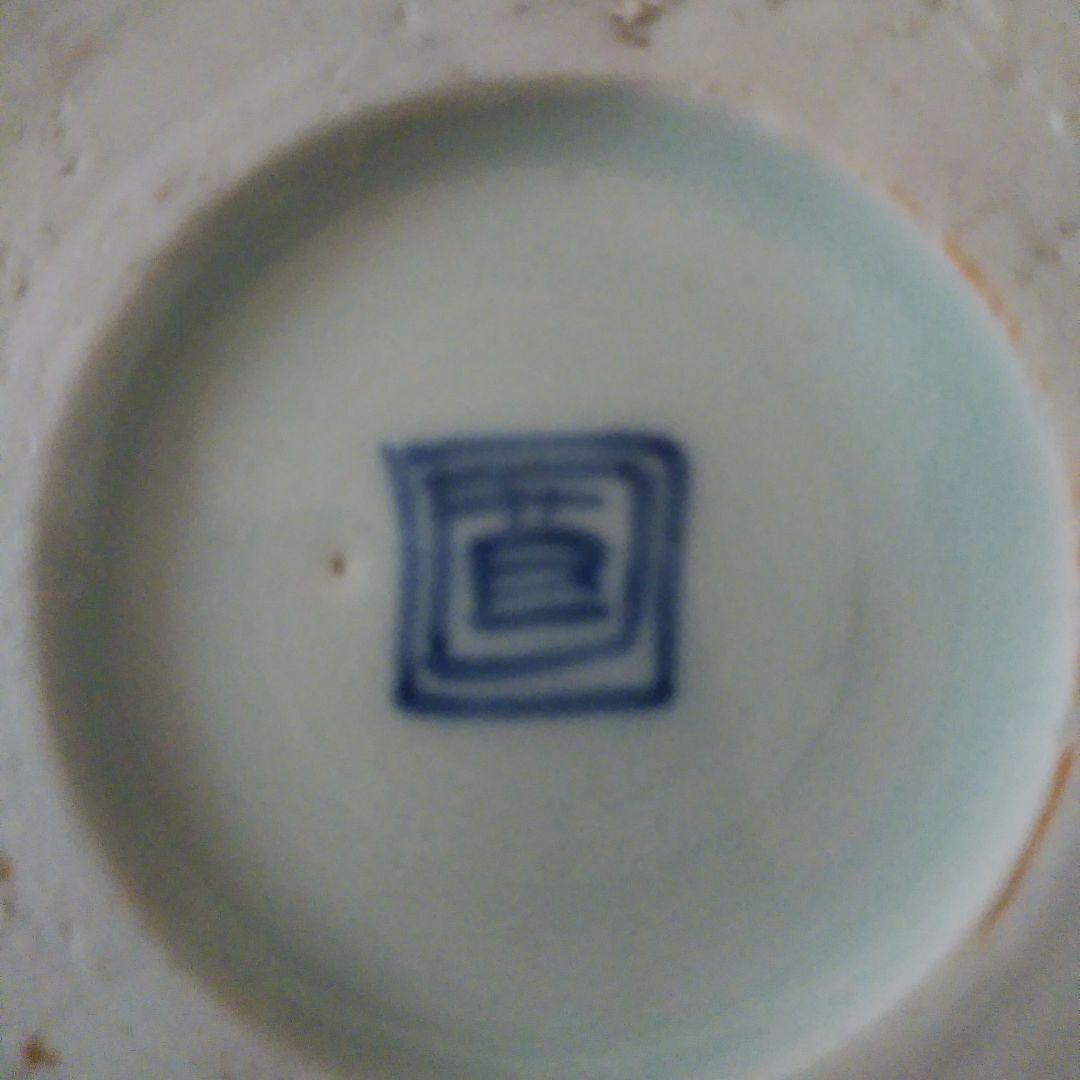 古伊万里 染付 蛸唐草文皿 五客 なます皿 くらわんか 筒江窯 アンティーク