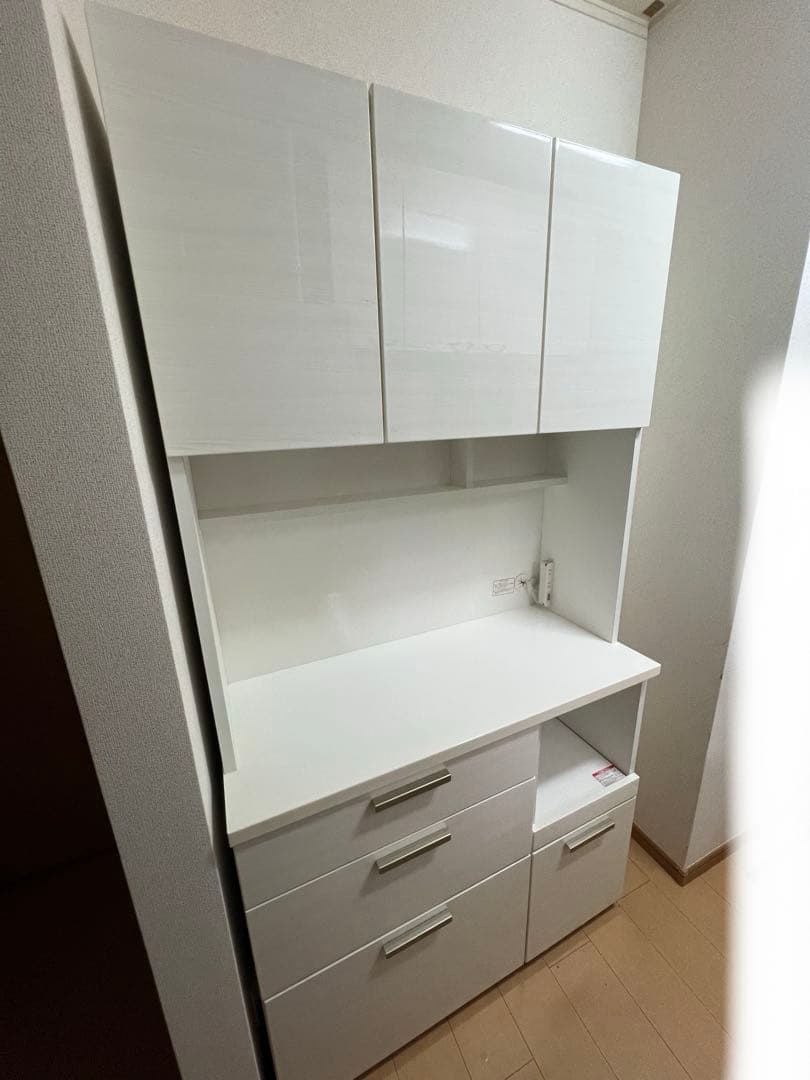 【12/19までのセール‼️送料込】ニトリ キッチンボード 100 食器棚