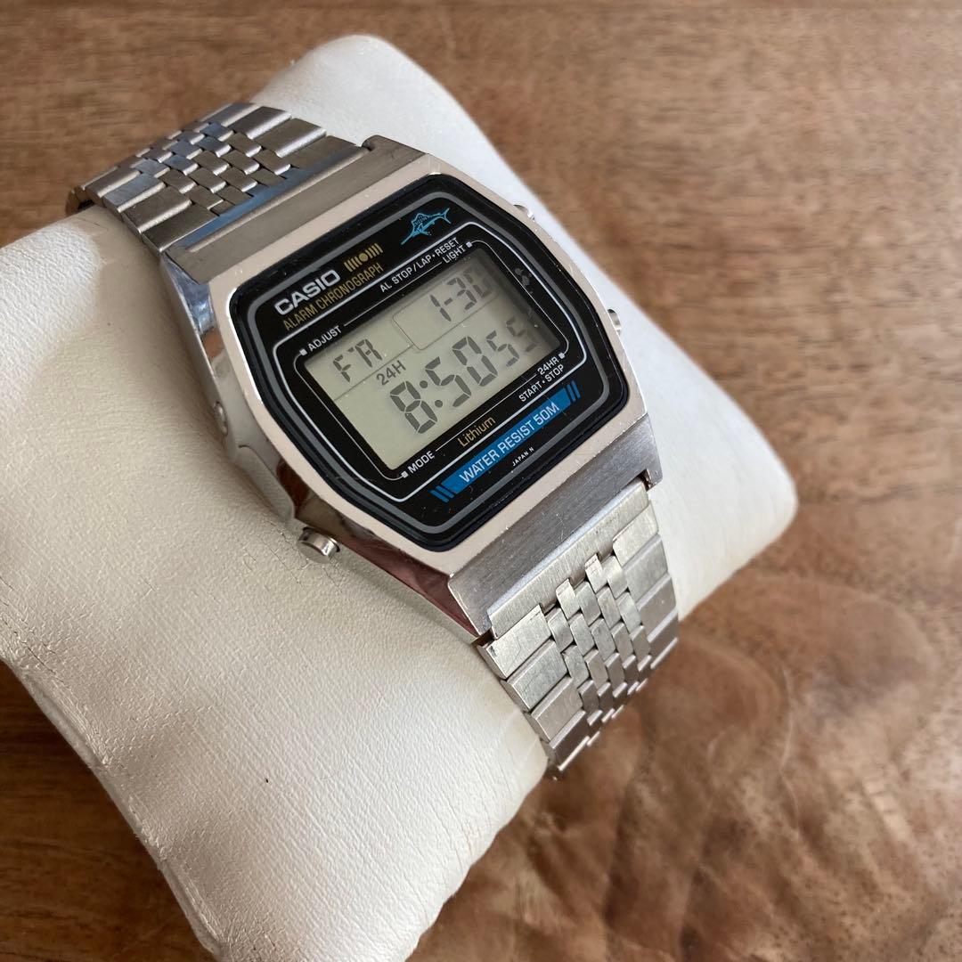 CASIO W-35 80s Marlinカジキ カシオマーリン　　ビンテージ