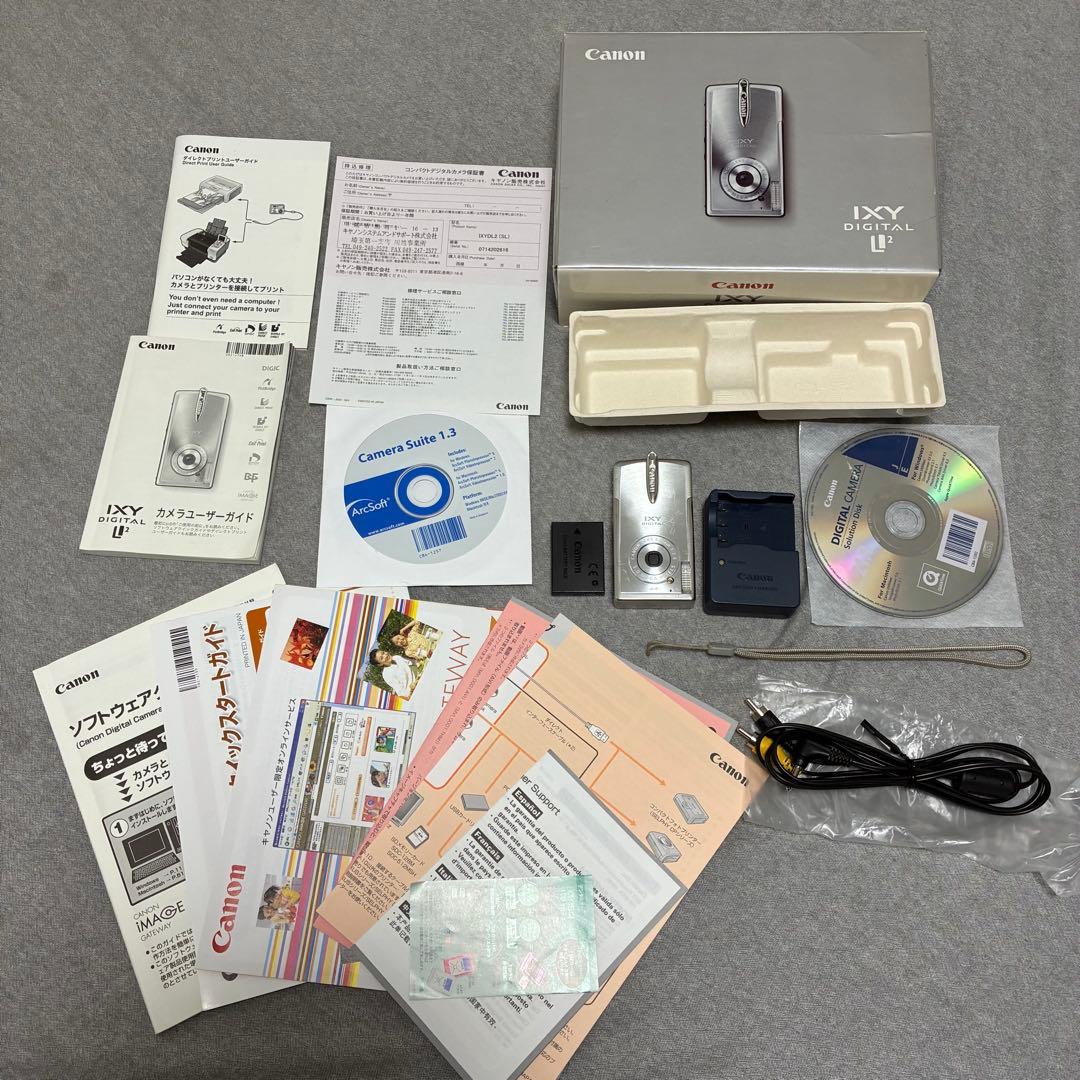 ⭐️付属品多数⭐️ CANON IXY DIGITAL L2 PC1108 コンデジ