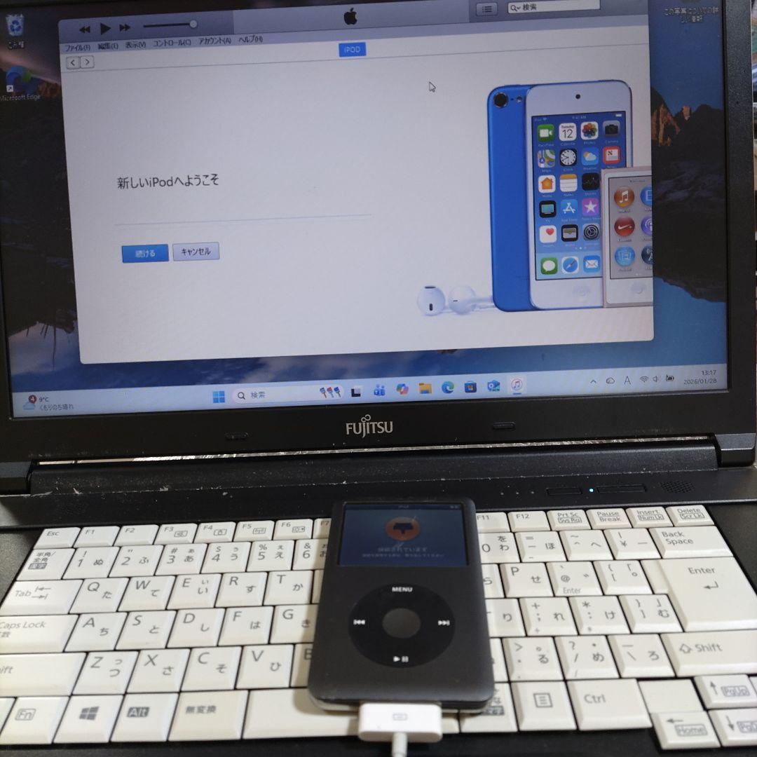 アイポッドクラシック　第6世代　MC297J　ジャンク　管理ナンバー420