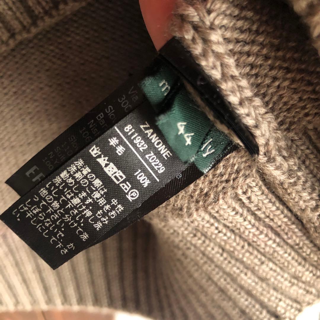 yumekaikisen　ZANONE 5Gウール スキッパー ニット