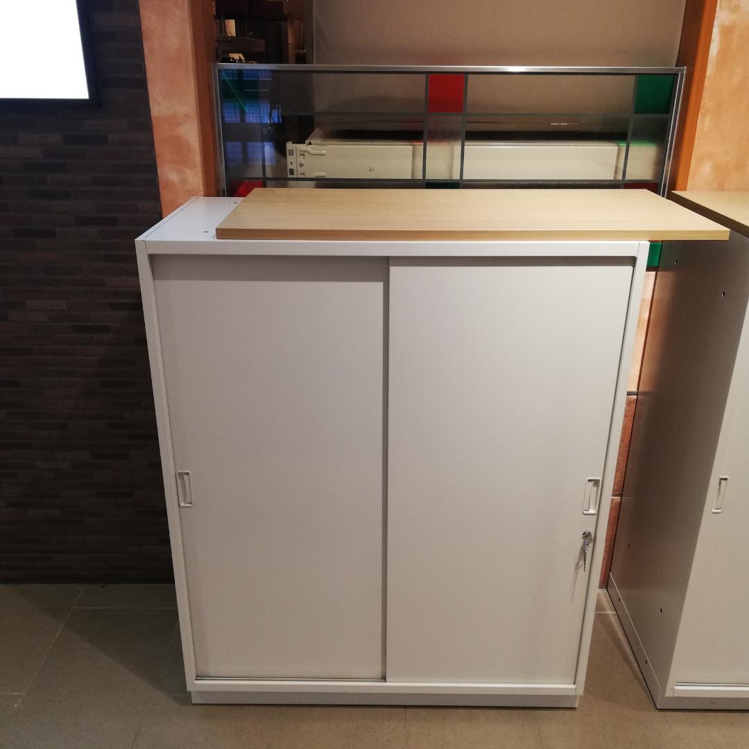 美品♠シンラインキャビネット HTM-109GSN-W9　上板付き　A