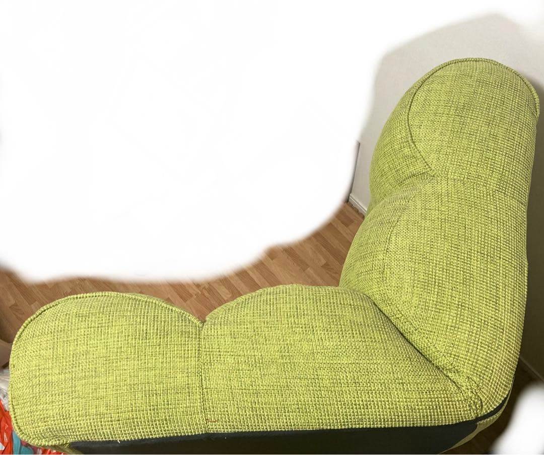 座椅子　角度調整可能　2人掛け　ローソファ　フロアソファ