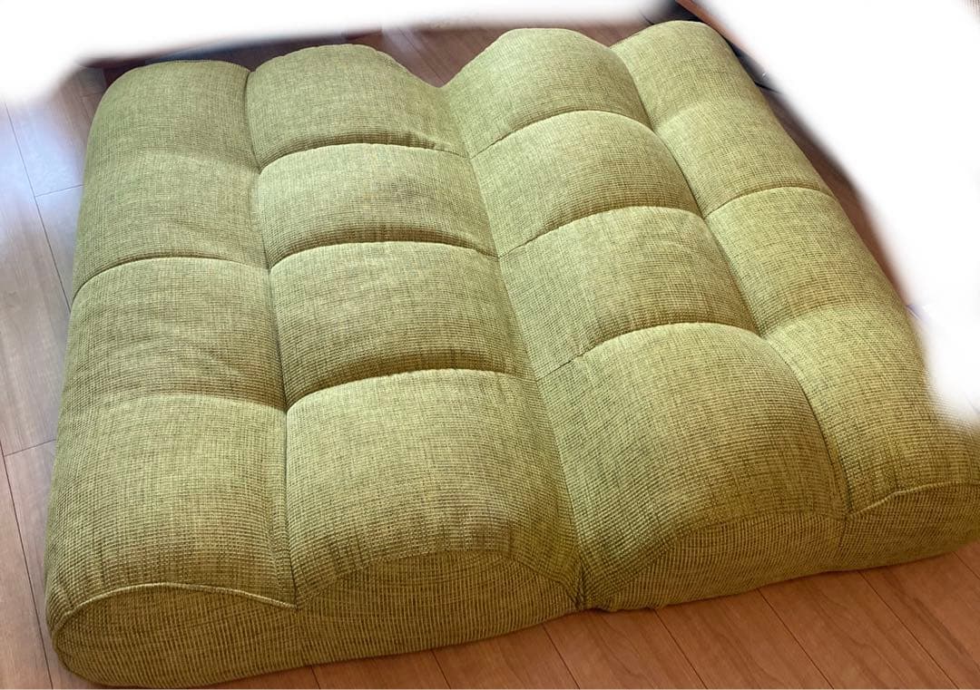 座椅子　角度調整可能　2人掛け　ローソファ　フロアソファ