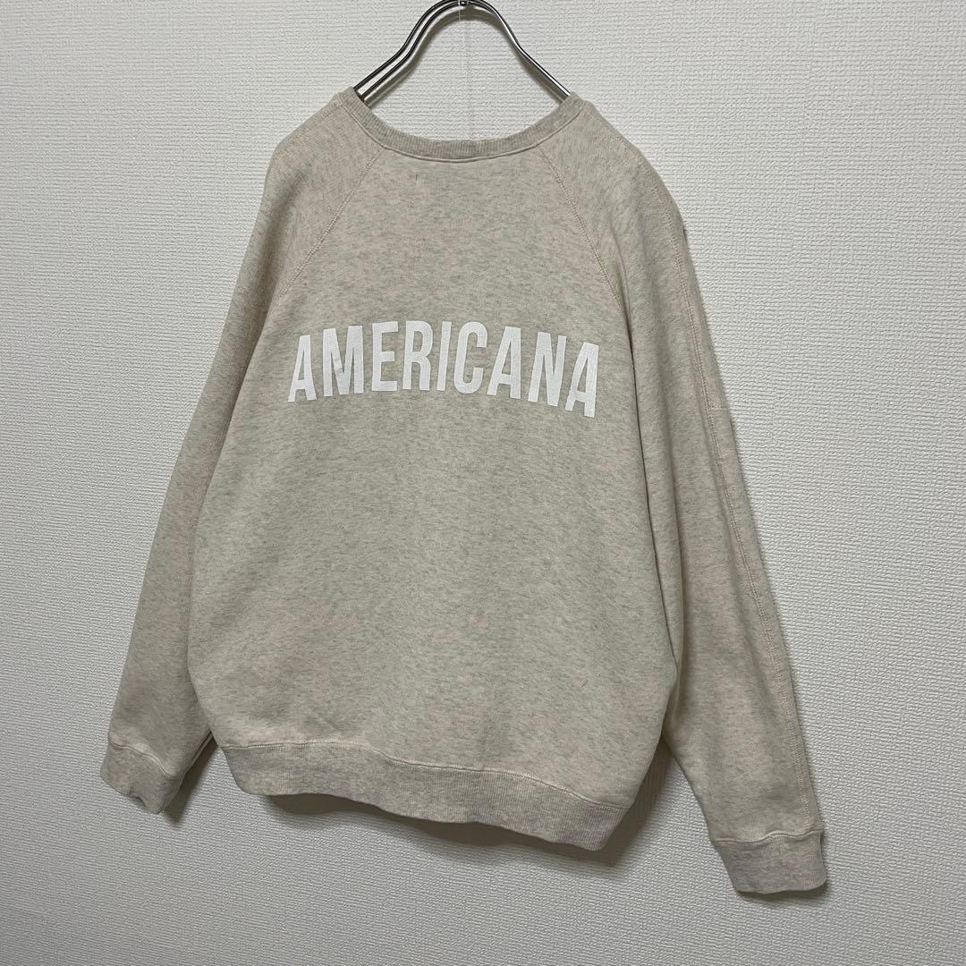 AMERICANA |MICA&DEAL ラグランスリーブ　スウェット